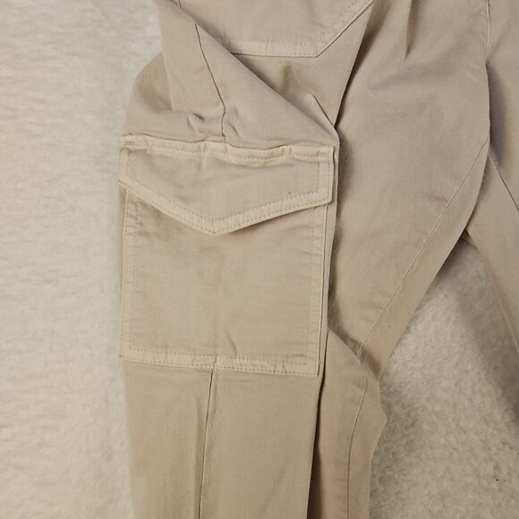 J. Jill Khaki Sz 14 Tall Stretch Casual Mid Rise‎ Flat Front Straight Leg Pants - Picture 4 of 12